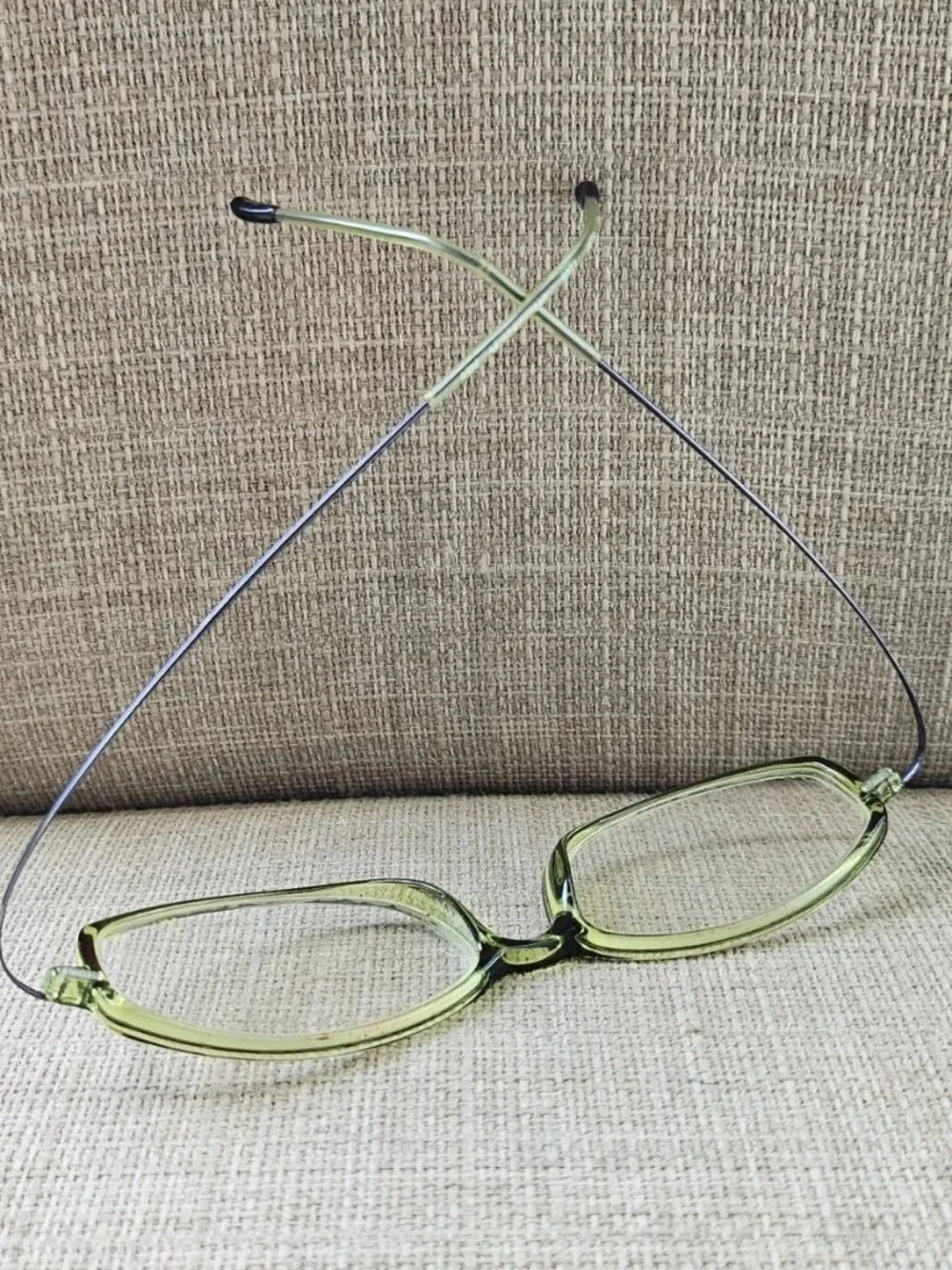 Silhouette Eyeglasses Frame Green/Purple Tone SPX M2787 Glasses Made in Austria